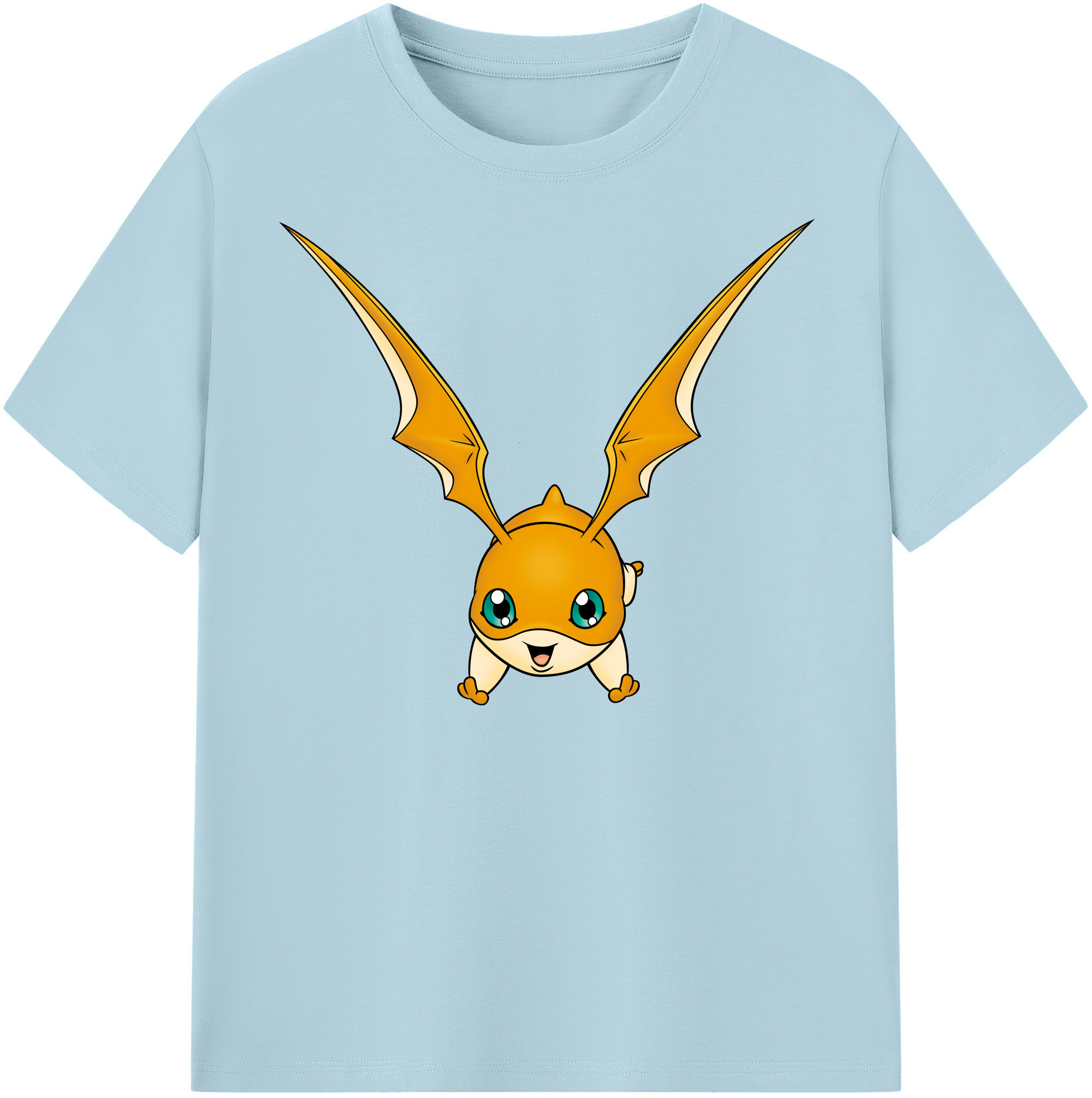 （画像用） Digimon デジタルモンスター/デジモン 綿100％半袖Tシャツ（フロントプリント）